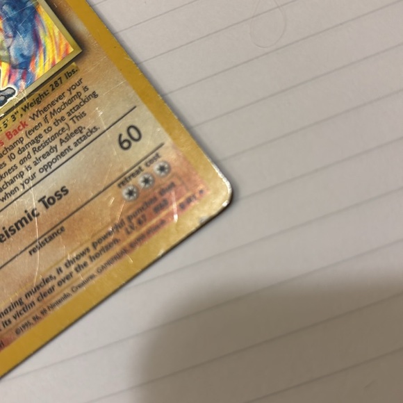 Pokémon 1st Edition Machamp hologram card. - Picture 6 of 6